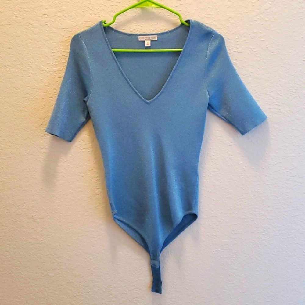 Vintage shimmer blue